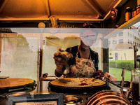 Street vendor, crepes